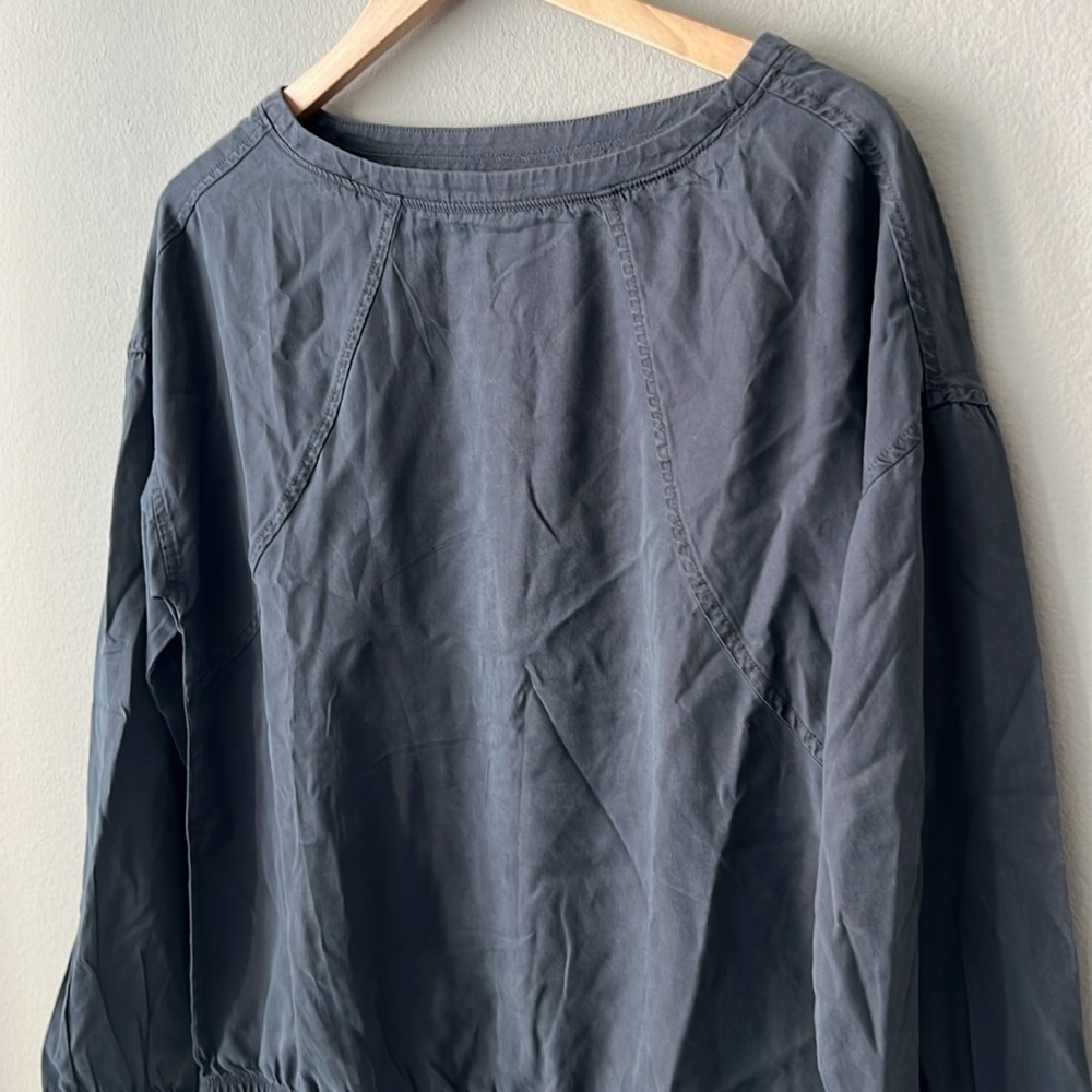 prAna Lavendar Bay Boatneck Long Sleeve Top Women's Size XS in Coal NWT! - Picture 7 of 9